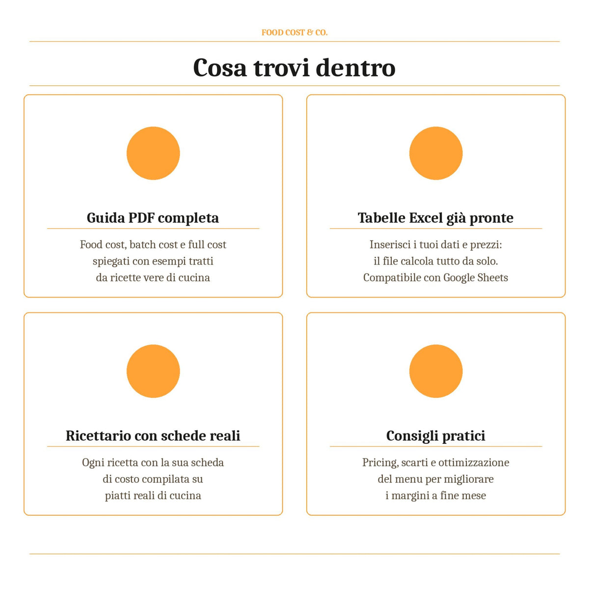 Food Cost & Co. - Guida operativa per chef e ristoratori - FoodCost&Co